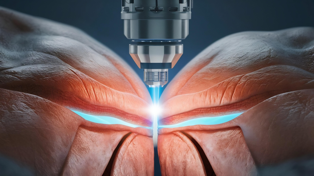 Próstata sendo operada, para falar sobre HoLEP ou RTU
