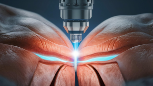 Próstata sendo operada, para falar sobre HoLEP ou RTU